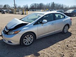 Carros salvage sin ofertas aún a la venta en subasta: 2012 Honda Civic EX