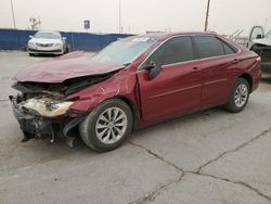 Salvage cars for sale at Anthony, TX auction: 2015 Toyota Camry LE