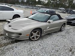 Salvage cars for sale at Ellenwood, GA auction: 2002 Pontiac Firebird Trans AM