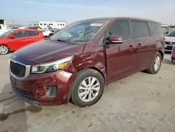 2018 KIA Sedona LX en venta en Grand Prairie, TX