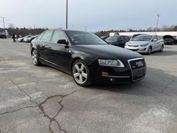 Salvage cars for sale at North Billerica, MA auction: 2008 Audi A6 3.2 Quattro