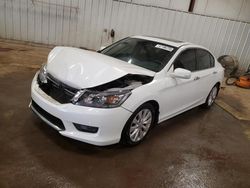 Salvage cars for sale at Lansing, MI auction: 2014 Honda Accord EXL