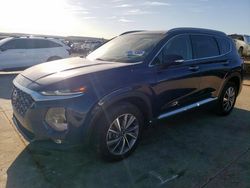 Salvage cars for sale at Grand Prairie, TX auction: 2019 Hyundai Santa FE Limited