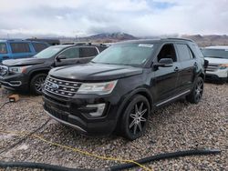 Ford Explorer salvage cars for sale: 2016 Ford Explorer XLT