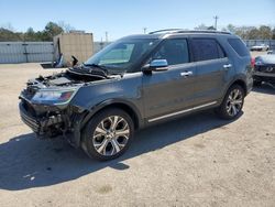 Salvage cars for sale at Newton, AL auction: 2018 Ford Explorer Platinum