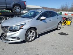 Salvage cars for sale at Grantville, PA auction: 2017 Chevrolet Cruze Premier