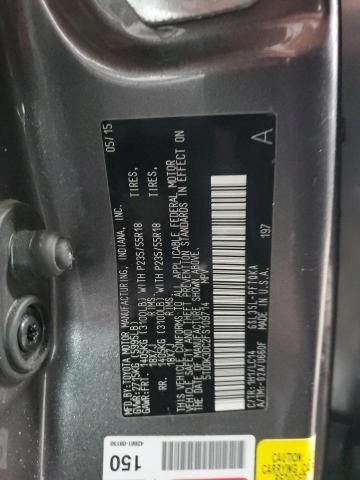 2015 Toyota Sienna XLE