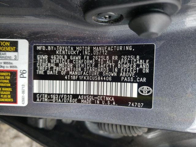 2012 Toyota Camry Base