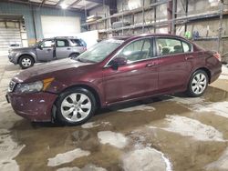 Salvage cars for sale at Eldridge, IA auction: 2008 Honda Accord EX