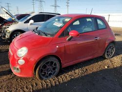 Salvage cars for sale at Elgin, IL auction: 2012 Fiat 500 Sport