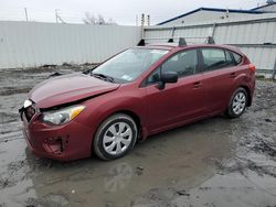 Salvage cars for sale at Albany, NY auction: 2012 Subaru Impreza