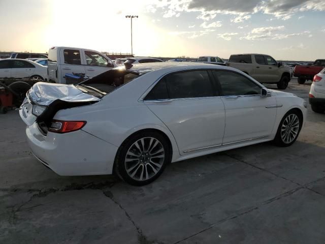 2019 Lincoln Continental Reserve