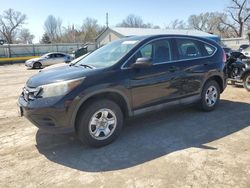 Salvage cars for sale at Wichita, KS auction: 2014 Honda CR-V LX