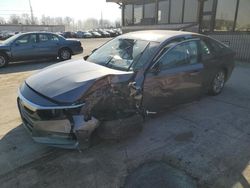 Salvage cars for sale at Fort Wayne, IN auction: 2019 Honda Accord LX