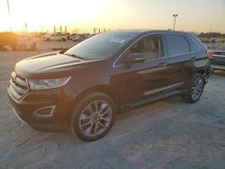 Salvage cars for sale at Indianapolis, IN auction: 2017 Ford Edge Titanium