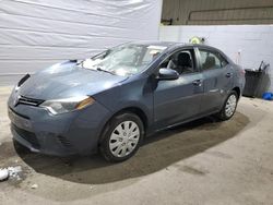 Salvage cars for sale at Candia, NH auction: 2016 Toyota Corolla L