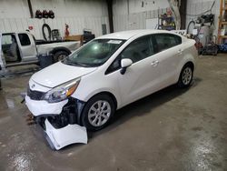 Salvage cars for sale at Duryea, PA auction: 2015 KIA Rio LX