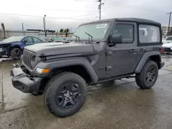 Salvage cars for sale at Los Angeles, CA auction: 2024 Jeep Wrangler Sport