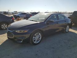 Salvage cars for sale at Indianapolis, IN auction: 2016 Chevrolet Malibu LT