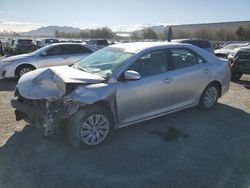 Salvage cars for sale at Las Vegas, NV auction: 2012 Toyota Camry Base