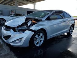 Salvage cars for sale at West Palm Beach, FL auction: 2013 Hyundai Elantra Coupe GS