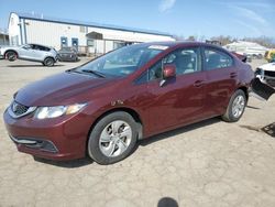 Salvage cars for sale at Pennsburg, PA auction: 2013 Honda Civic LX