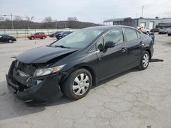 Salvage cars for sale at Lebanon, TN auction: 2013 Honda Civic LX