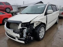 Salvage cars for sale at Pekin, IL auction: 2013 Chrysler Town & Country Touring