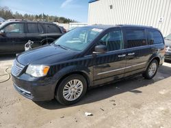 Salvage cars for sale at Franklin, WI auction: 2015 Chrysler Town & Country Limited