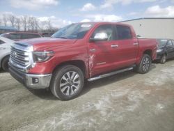 Salvage cars for sale at Spartanburg, SC auction: 2018 Toyota Tundra Crewmax Limited