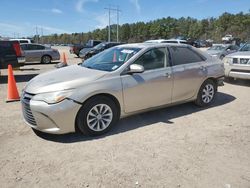 Salvage cars for sale at Greenwell Springs, LA auction: 2015 Toyota Camry LE