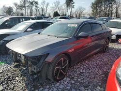 Salvage cars for sale at Cartersville, GA auction: 2019 Honda Accord Sport