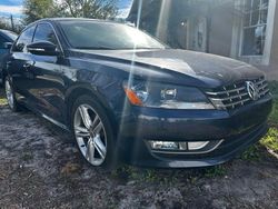 Volkswagen salvage cars for sale: 2012 Volkswagen Passat SE