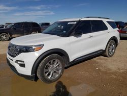 Salvage cars for sale at Amarillo, TX auction: 2021 Ford Explorer Limited