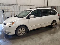 Salvage cars for sale at Avon, MN auction: 2004 Toyota Sienna XLE