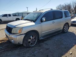 Salvage cars for sale at Oklahoma City, OK auction: 2004 Nissan Armada SE