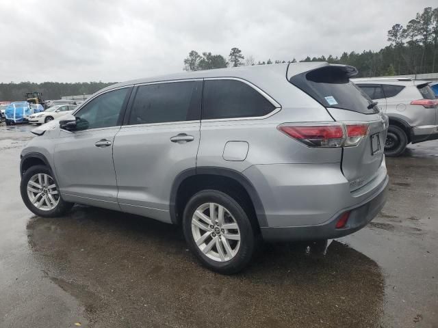 2016 Toyota Highlander LE