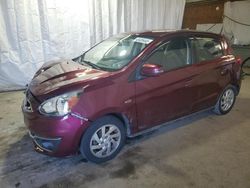 Salvage cars for sale at Ebensburg, PA auction: 2017 Mitsubishi Mirage SE