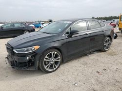 Salvage cars for sale at Houston, TX auction: 2020 Ford Fusion Titanium