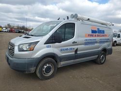 Salvage trucks for sale at Columbus, OH auction: 2015 Ford Transit T-250