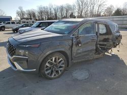 Salvage cars for sale at Rogersville, MO auction: 2021 Hyundai Santa FE Calligraphy