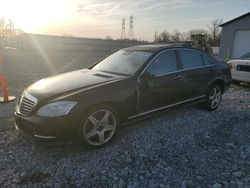 Salvage cars for sale at Barberton, OH auction: 2010 Mercedes-Benz S 550 4matic