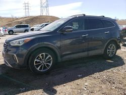 Salvage cars for sale at Littleton, CO auction: 2017 Hyundai Santa FE SE