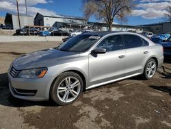 Salvage cars for sale at Albuquerque, NM auction: 2014 Volkswagen Passat SE