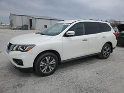 Salvage cars for sale at Tulsa, OK auction: 2017 Nissan Pathfinder S