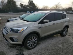 Salvage cars for sale at Madisonville, TN auction: 2018 Ford Escape Titanium