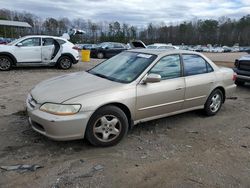 Salvage cars for sale at auction: 2000 Honda Accord EX