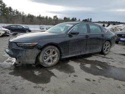 Salvage cars for sale at Windham, ME auction: 2023 Honda Accord EX