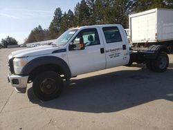 Salvage trucks for sale at Eldridge, IA auction: 2012 Ford F450 Super Duty