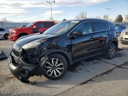 Carros salvage a la venta en subasta: 2017 KIA Sportage EX